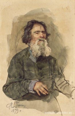 Retrato de un campesino barbudo Retrato de un campesino barbudo