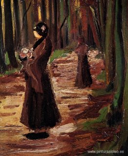 Dos mujeres en el bosque Dos mujeres en el bosque