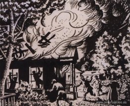 Incendio en Kistenevka Incendio en Kistenevka