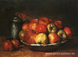 Naturaleza muerta con manzanas y granadas Naturaleza muerta con manzanas y granadas