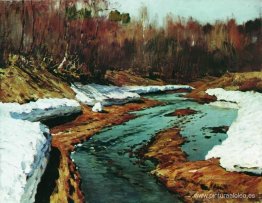 Primavera. La última nieve. Primavera. La última nieve.