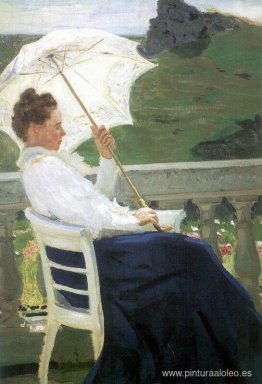 Retrato del escritor N.B. Nordman-Severova Retrato del escritor N.B. Nordman-Severova