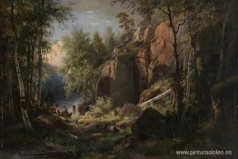 Vista de la isla de Valaam. kukko Vista de la isla de Valaam. kukko