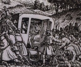 El ataque al carruaje nupcial El ataque al carruaje nupcial