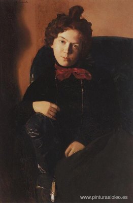 Retrato de Anna Ostroumova-Lebedeva Retrato de Anna Ostroumova-Lebedeva