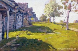 Día soleado. un pueblo Día soleado. un pueblo