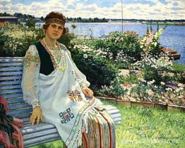 Primavera. Retrato de Lady I. Baumane Primavera. Retrato de Lady I. Baumane