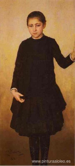 Retrato de Vera Repinahe, la hija del artista Retrato de Vera Repinahe, la hija del artista