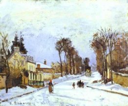 La carretera de Versalles en Louveciennes La carretera de Versalles en Louveciennes
