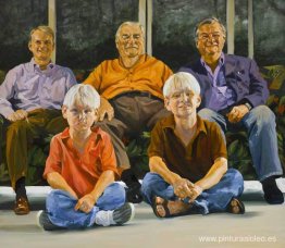Cuatro generaciones de hombres Dickie Cuatro generaciones de hombres Dickie
