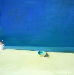 Tazón, taza y flores amarillos Tazón, taza y flores amarillos