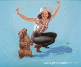 Prueba esto (vaquera con lazo) Prueba esto (vaquera con lazo)
