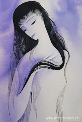 Mujer de morado Mujer de morado