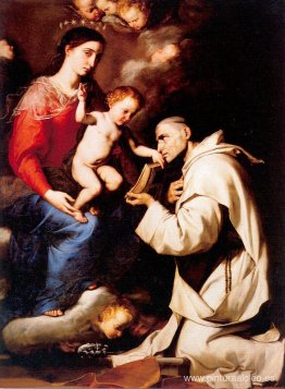 Virgen con el Niño Jesús y San Bruno Virgen con el Niño Jesús y San Bruno