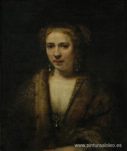 Hendrickje Stoffels con boina de terciopelo Hendrickje Stoffels con boina de terciopelo