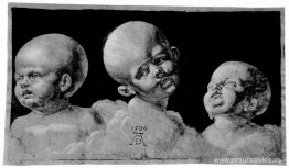 Tres cabezas de niños Tres cabezas de niños