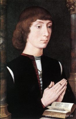 Joven en oración Joven en oración