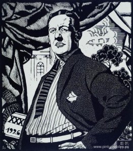 Retrato del actor soviético Nikolay Monakhov Retrato del actor soviético Nikolay Monakhov