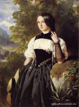 Una chica suiza de Interlaken Una chica suiza de Interlaken