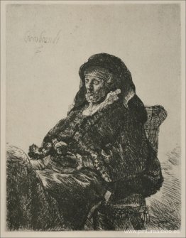 La madre de Rembrandt con vestido de viuda La madre de Rembrandt con vestido de viuda