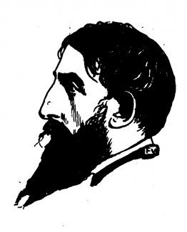 Retrato del poeta francés Jehan Rictus Retrato del poeta francés Jehan Rictus