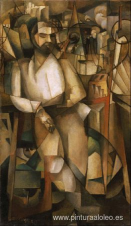 Hombre en un balcón (Retrato del Dr. Théo Morinaud) Hombre en un balcón (Retrato del Dr. Théo Morinaud)
