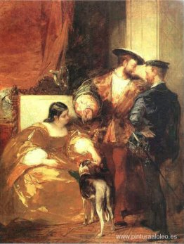 Francisco I y la duquesa de Etampes Francisco I y la duquesa de Etampes