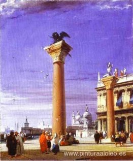 Columna de San Marcos en Venecia Columna de San Marcos en Venecia