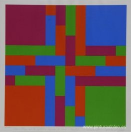 Penetración de cuatro grupos de colores entrelazados. Penetración de cuatro grupos de colores entrelazados.