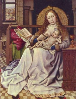 Virgen y el Niño ante una cortina de fuego Virgen y el Niño ante una cortina de fuego