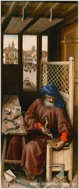 El Retablo de Mérode - José como carpintero medieval El Retablo de Mérode - José como carpintero medieval