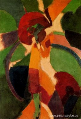 Mujer con paraguas. El parisino Mujer con paraguas. El parisino