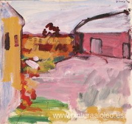 paisaje con casas paisaje con casas