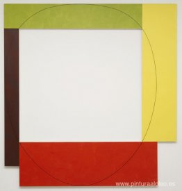 Pintura con marco de cuatro colores #5 (Unidad de sombrilla) Pintura con marco de cuatro colores #5 (Unidad de sombrilla)