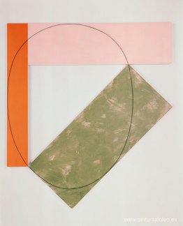 Pintura de marco de tres colores Pintura de marco de tres colores