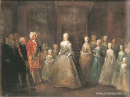 Recepción de Agosto el Fuerte en los palacios de la ciudad de Be Recepción de Agosto el Fuerte en los palacios de la ciudad de Be