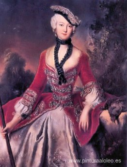 Retrato de Sophie Marie Gräfin Voss Retrato de Sophie Marie Gräfin Voss