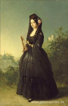 Retrato de la Infanta Luisa Fernanda de España, Duquesa de Montp Retrato de la Infanta Luisa Fernanda de España, Duquesa de Montp