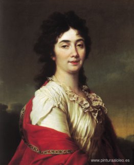 Retrato de Anna Stepanovna Protassova, ex dama de honor de Catal Retrato de Anna Stepanovna Protassova, ex dama de honor de Catal