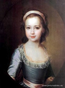 Retrato de la condesa Anna Vorontsova cuando era niña Retrato de la condesa Anna Vorontsova cuando era niña