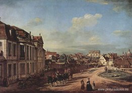 Vista de la plaza de Zelazna Brama, Varsovia Vista de la plaza de Zelazna Brama, Varsovia