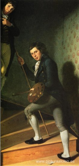 The Staircase Group (también conocido como Raphael y Titian Rams The Staircase Group (también conocido como Raphael y Titian Rams