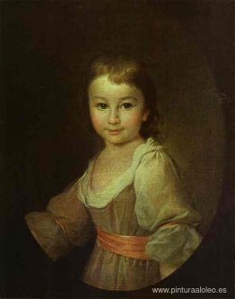Retrato de la condesa Praskovya Vorontsova cuando era niña Retrato de la condesa Praskovya Vorontsova cuando era niña