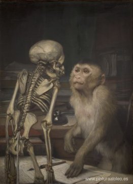 Mono antes que esqueleto Mono antes que esqueleto