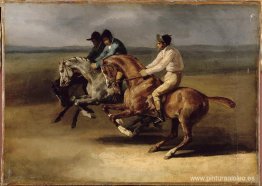 La carrera de caballos La carrera de caballos