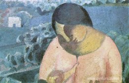 Mujer amamantando a su hijo Mujer amamantando a su hijo