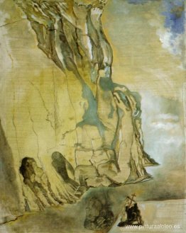 Paisaje con imagen oculta del 'David' de Miguel Ángel Paisaje con imagen oculta del 'David' de Miguel Ángel