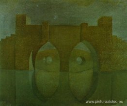 Sin título (Puente con reflejos; boceto para una imagen dual, si Sin título (Puente con reflejos; boceto para una imagen dual, si