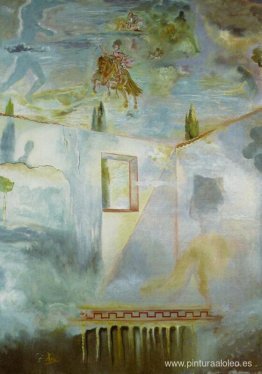 Gala en un Patio Mirando al Cielo, donde Aparece la Figura Ecues Gala en un Patio Mirando al Cielo, donde Aparece la Figura Ecues