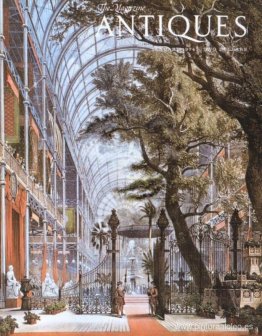 Transformación de la portada de la revista 'Antiques' en la apar Transformación de la portada de la revista 'Antiques' en la apar